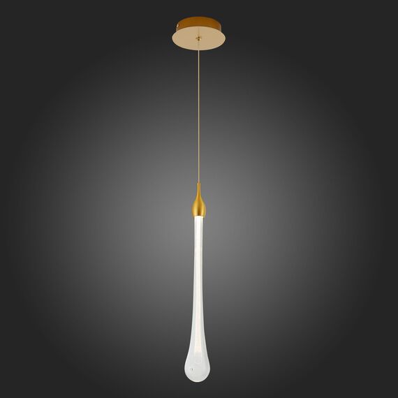 SL6103.203.01 Подвес ST-Luce Золотистый/Прозрачный LED 1*3W 4000K Faenza, изображение 2