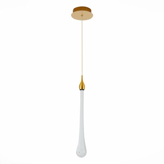 SL6103.203.01 Подвес ST-Luce Золотистый/Прозрачный LED 1*3W 4000K Faenza, изображение 4