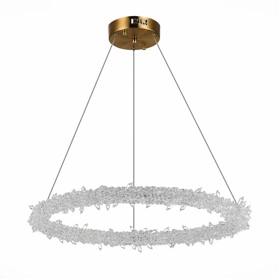 SL6105.203.01 Люстра подвесная ST-Luce Золотистый/Прозрачный LED 1*58W 3000 - 6500K Lucchero, изображение 4