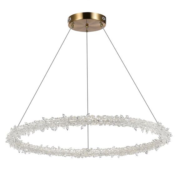 SL6105.213.01 Люстра подвесная ST-Luce Золотистый/Прозрачный LED 1*73W 3000 - 6500K Lucchero, изображение 3