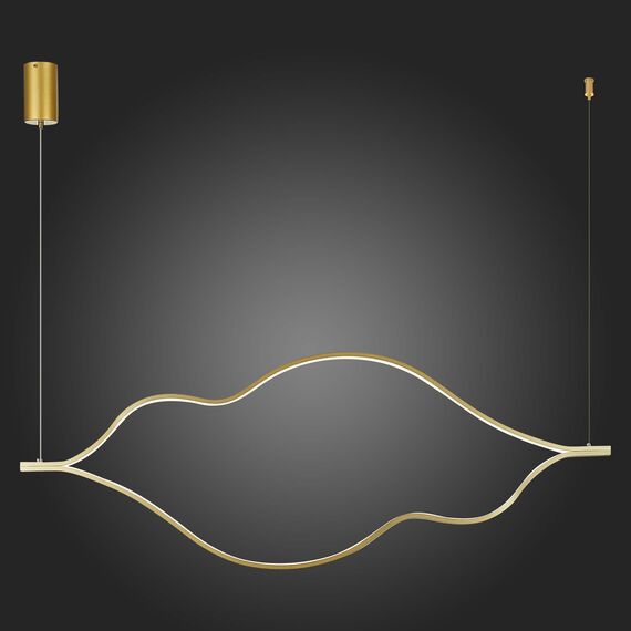 SL6106.203.56 Светильник подвесной ST-Luce Золотистый/Белый LED 1*56W 4000K CORTILE, изображение 2