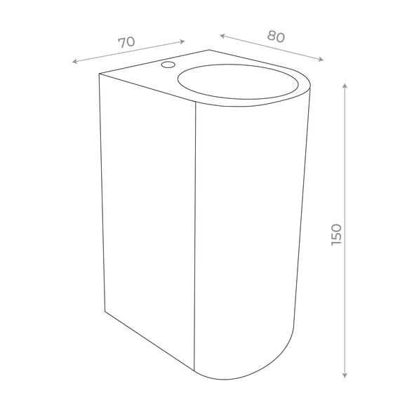 SL9001.401.02 Светильник уличный настенный ST-Luce Черный/ GU10 2*35W BORGO, изображение 4