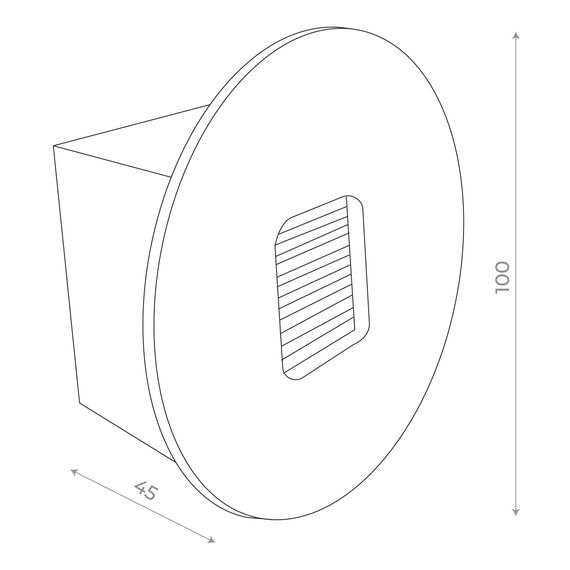 SL9501.401.01 Светильник уличный настенный ST-Luce Черный LED 1*1W 4000K VISANO, изображение 4
