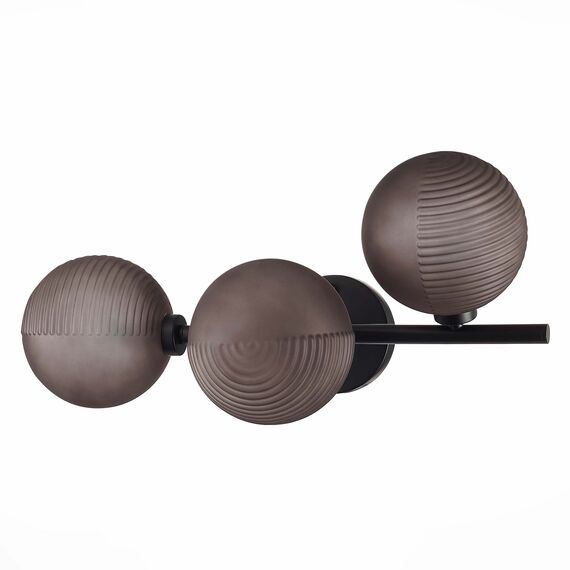 SL1184.401.03 Бра ST-Luce Черный/Дымчатый G9 3*5W TODO, изображение 4