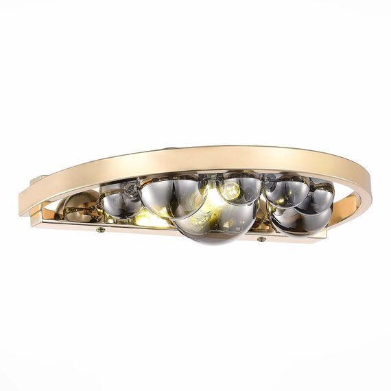 SL1510.201.01 Бра ST-Luce Французское золото/Дымчатый G9 1*5W OLMI, изображение 3