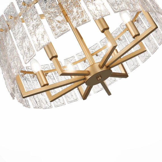 SL1632.203.06 Люстра подвесная ST-Luce Шампань/Прозрачный E14 6*60W MIRA, изображение 5