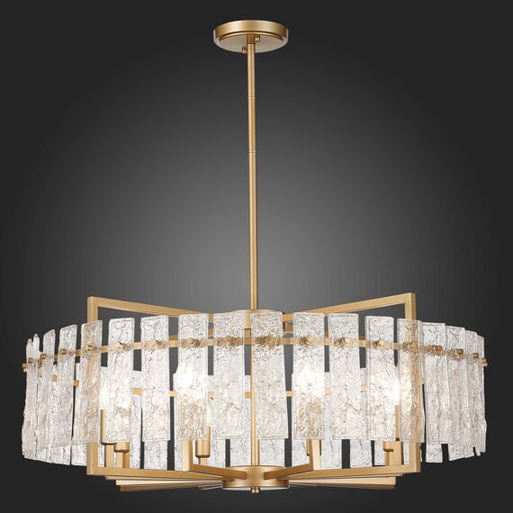 SL1632.203.08 Люстра подвесная ST-Luce Шампань/Прозрачный E14 8*60W MIRA, изображение 2