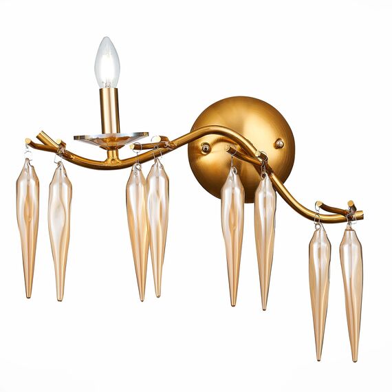 SL1653.201.01 Бра ST-Luce Золотистый/Золотистый E14 1*40W SIENA, изображение 3