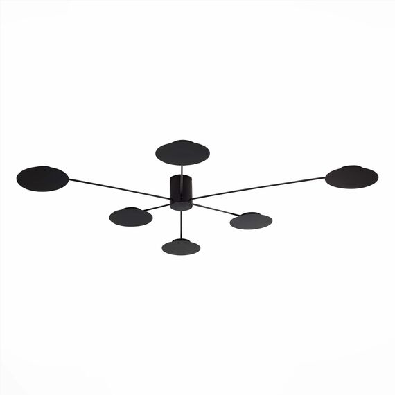 SL6006.402.06 Светильник потолочный ST-Luce Черный/Черный LED 6*5W 3000K TONDO, изображение 4