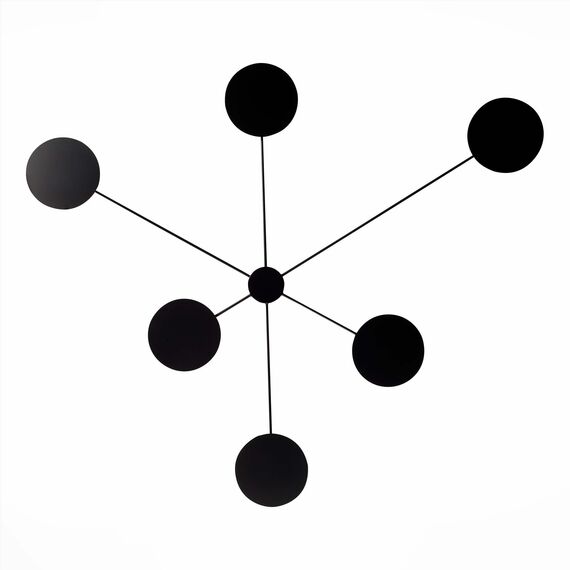 SL6006.402.06 Светильник потолочный ST-Luce Черный/Черный LED 6*5W 3000K TONDO, изображение 5