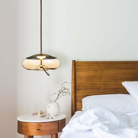 SL6108.303.01 Люстра подвесная ST-Luce Бронза/Янтарный LED 1*10W 3000K OZZIO, изображение 7