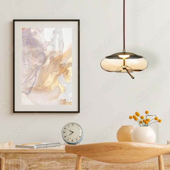 SL6108.333.01 Люстра подвесная ST-Luce Бронза/Янтарный LED 1*10W 3000K OZZIO, изображение 6