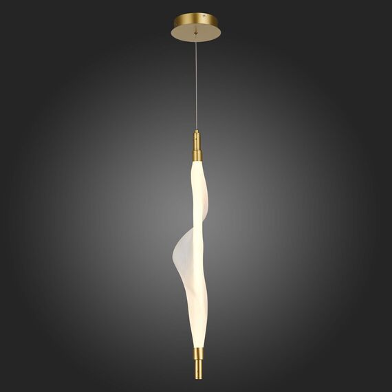 SL6109.213.01 Светильник подвесной ST-Luce Золотистый/Белый LED 1*25W 3000K ALBA, изображение 2