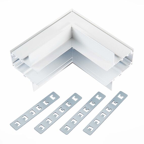 ST007.549.00 Внутренний угол-соединитель для встраиваемого магнитного шинопровода ST-Luce Белый SKYLINE 48, изображение 3