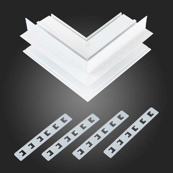 ST007.559.00 Внешний угол-соединитель для встраиваемого магнитного шинопровода ST-Luce Белый SKYLINE 48, изображение 2