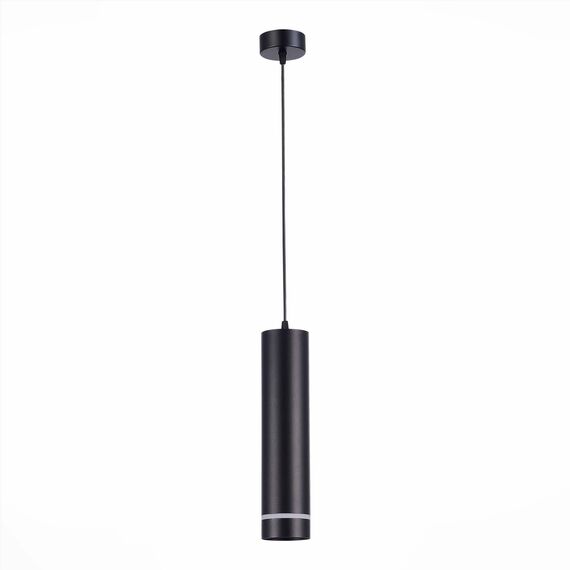 ST115.443.12 Светильник подвесной Черный LED 1*12W 4000K 936Lm Ra>90 120° IP20 D80xH300 165-265V Подвесные светильники, изображение 4