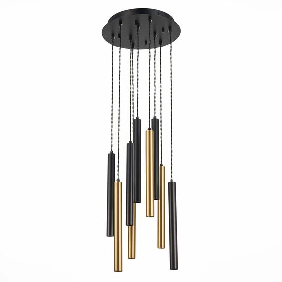 ST153.443.27 Светильник подвесной Черный LED 1*27W 4000K 2 295Lm Ra  IP20 D350xH1 500 180-240V Подвесные светильники, изображение 4