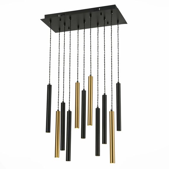 ST153.443.33 Светильник подвесной Черный LED 1*33W 4000K 2 805Lm Ra  IP20 L600xW300xH320 180-240V Подвесные светильники, изображение 3