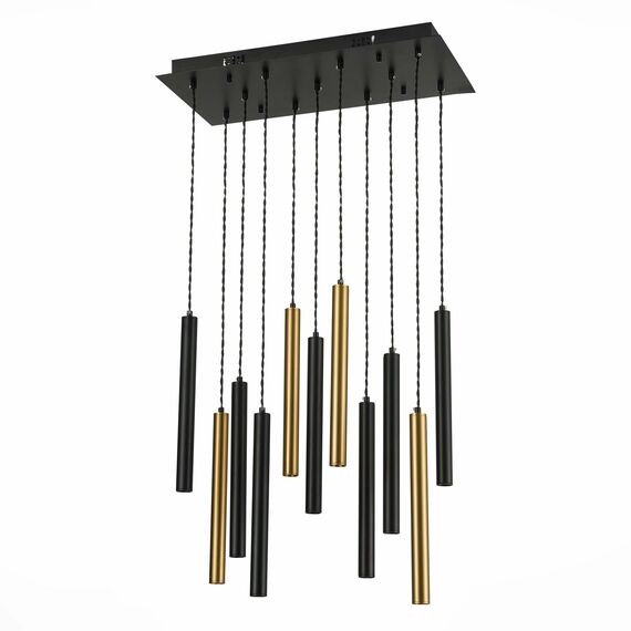 ST153.443.33 Светильник подвесной Черный LED 1*33W 4000K 2 805Lm Ra  IP20 L600xW300xH320 180-240V Подвесные светильники, изображение 4