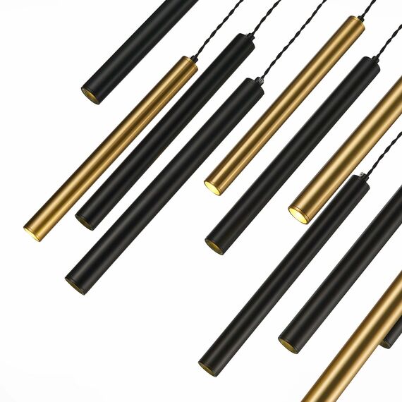 ST153.443.33 Светильник подвесной Черный LED 1*33W 4000K 2 805Lm Ra  IP20 L600xW300xH320 180-240V Подвесные светильники, изображение 5