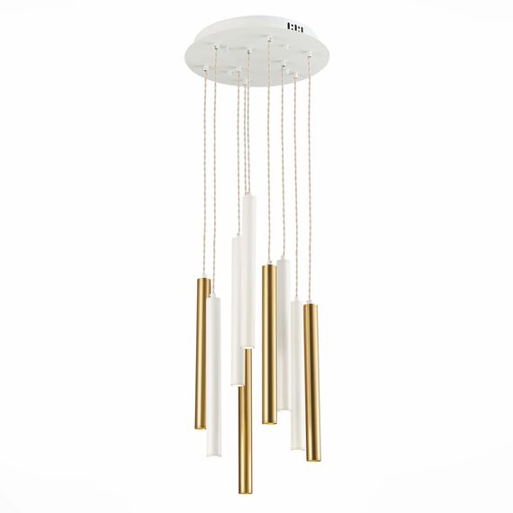 ST153.543.27 Светильник подвесной Белый LED 1*27W 4000K 2 295Lm Ra  IP20 D350xH1 500 180-240V Подвесные светильники, изображение 3