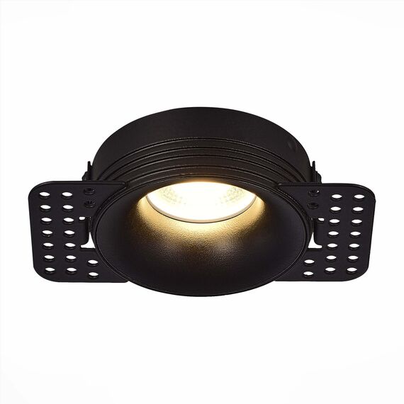 ST218.448.01 Св-к встр. Черный GU10 1*50W  IP20 D78xH30 165-265V Без ламп Встраиваемые светильники, изображение 3