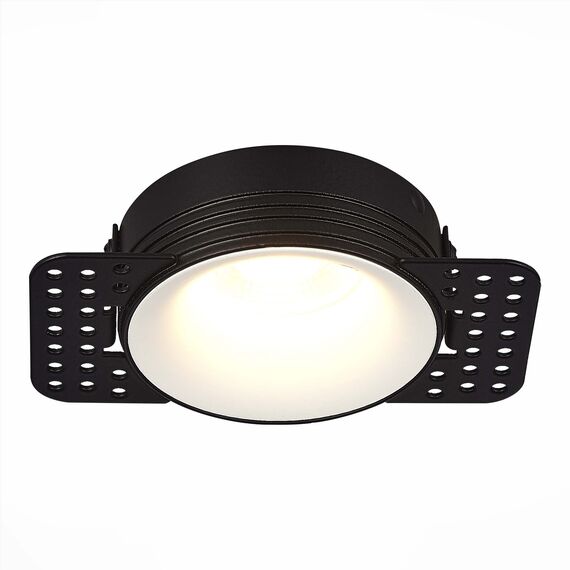 ST218.458.01 Св-к встр. Черный GU10 1*50W  IP20 D78xH30 165-265V Без ламп Встраиваемые светильники, изображение 3