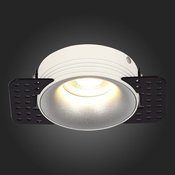 ST218.518.01 Св-к встр. Белый GU10 1*50W  IP20 D78xH30 165-265V Без ламп Встраиваемые светильники, изображение 2