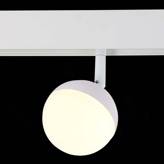 ST358.536.07 Магнитный трековый светильник Белый LED 1*7W 3000K 520Lm Ra&gt;80 120° IP20 L120xW90xH192 SKYLINE 48