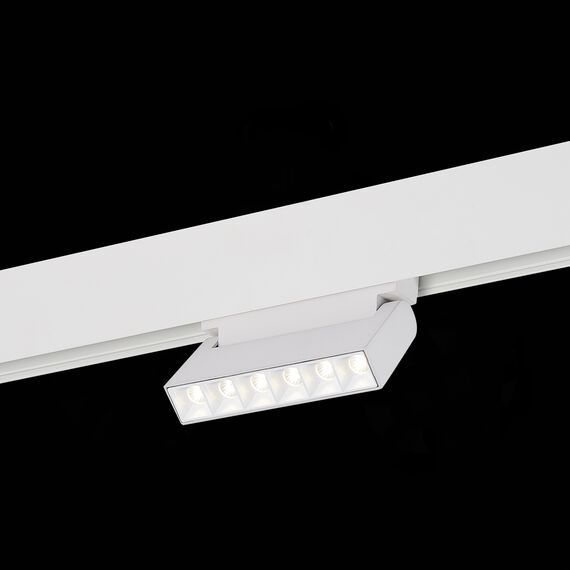 ST364.546.06 Магнитный трековый светильник белый LED 1*6W 4000K 532Lm Ra&gt;80 36° IP20 L120xW22xH108 4 SKYLINE 48