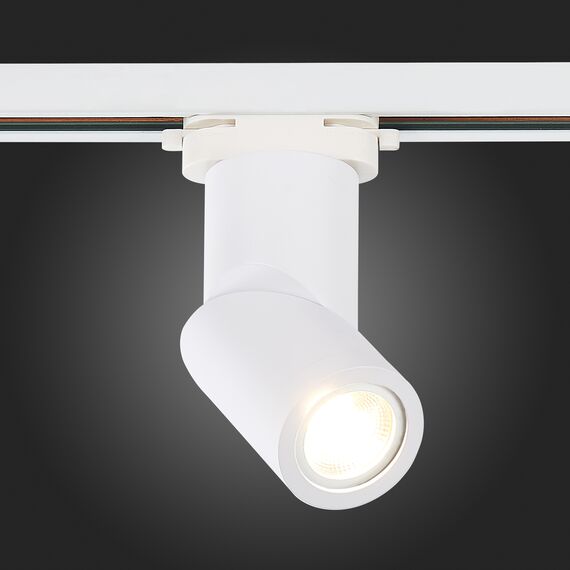 ST650.506.01 Св-к трек. Белый GU10 1*50W IP20 D60xH175 180-240V Без ламп BASE, изображение 2