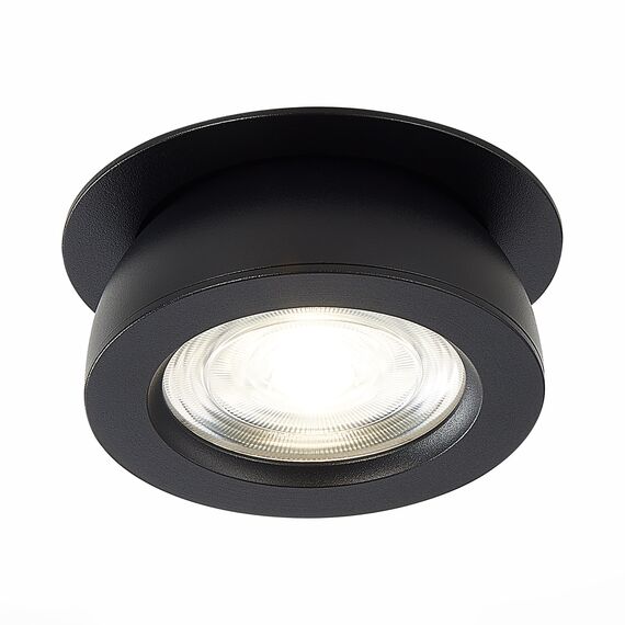 ST654.448.10 Св-к встр. Черный LED 1*10W 4000K 850Lm Ra>90 38° IP20 D109xH60 180-240V Встраиваемые светильники, изображение 5