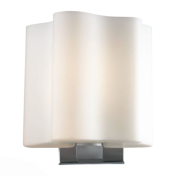 SL116.051.01 Бра ST-Luce Серебристый/Белый E14 1*40W ONDE, изображение 3