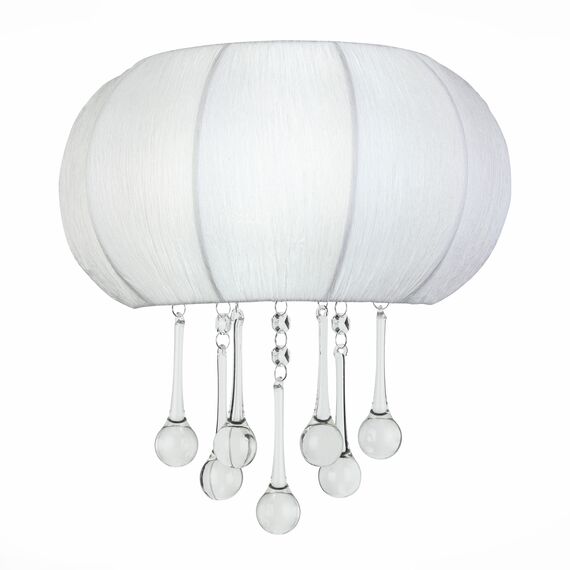 SL350.051.02 Бра ST-Luce Хром/Белый, Прозрачный E14 2*40W PREFERITA, изображение 3