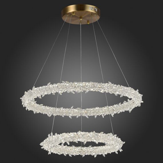 SL6105.203.02 Люстра подвесная ST-Luce Золотистый/Прозрачный LED 1*80W 3000 - 6500K Lucchero, изображение 2