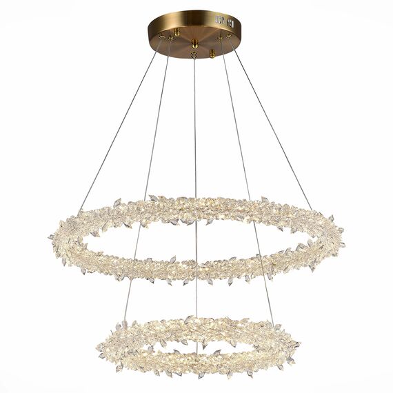 SL6105.203.02 Люстра подвесная ST-Luce Золотистый/Прозрачный LED 1*80W 3000 - 6500K Lucchero, изображение 5