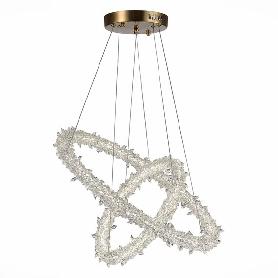 SL6105.203.02 Люстра подвесная ST-Luce Золотистый/Прозрачный LED 1*80W 3000 - 6500K Lucchero, изображение 9