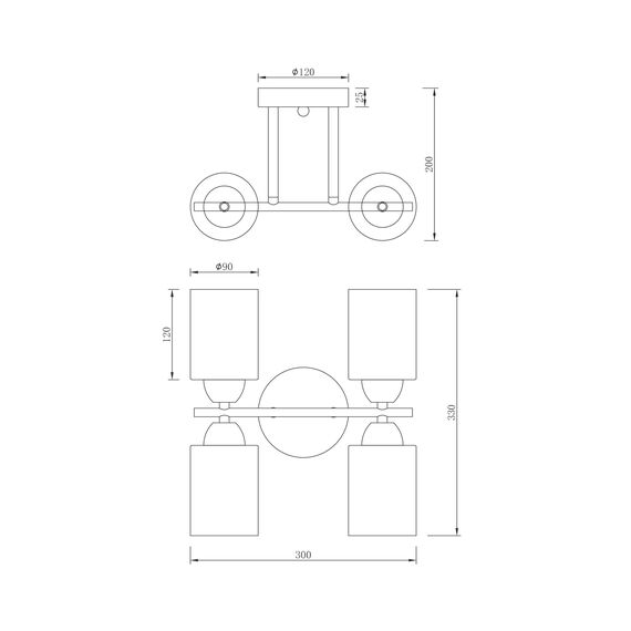 Люстра Freya FR5129PL-04B, изображение 14