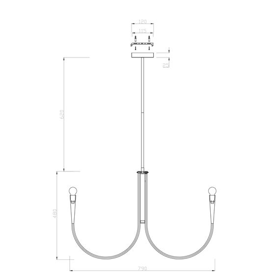 Подвесной светильник Freya FR5253PL-08N, изображение 11