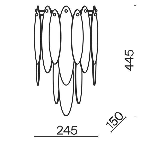 Настенный светильник (бра) Freya FR5217WL-02FG, изображение 5