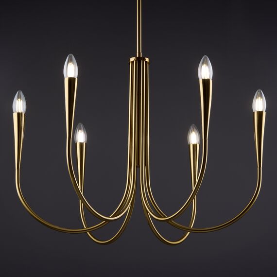 Подвесной светильник Freya FR5253PL-06BS, изображение 8