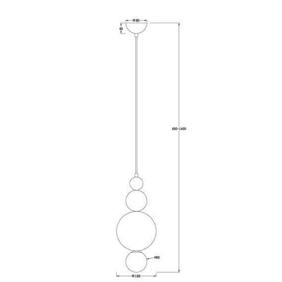 Подвесной светильник Freya FR5388PL-01CH, изображение 8