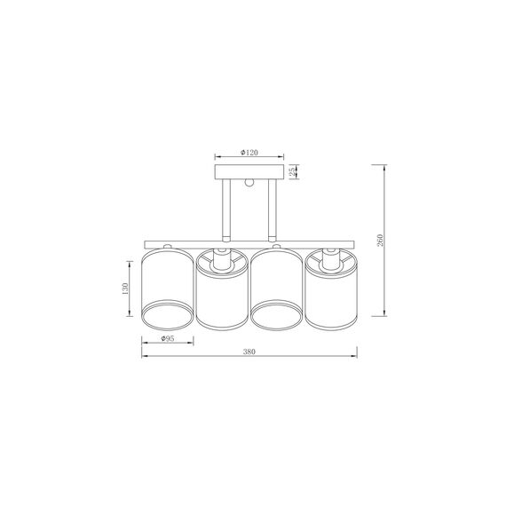 Люстра Freya FR5136PL-04CH, изображение 3