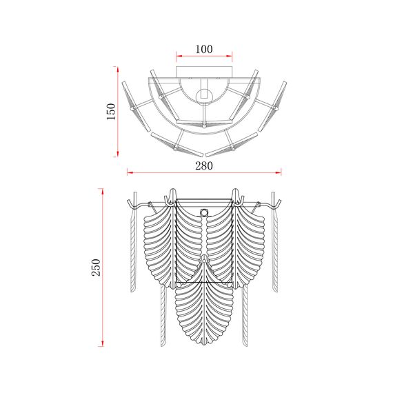 Настенный светильник (бра) Freya FR5143WL-01G, изображение 11