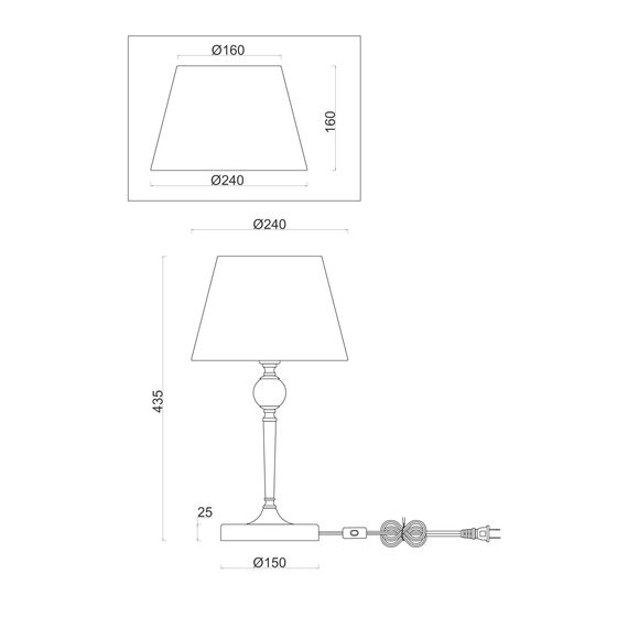 Настольный светильник Freya FR5190TL-01BS1, изображение 2