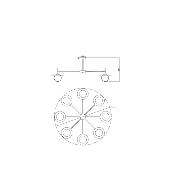 Подвесной светильник Freya FR5202PL-08BS, изображение 5