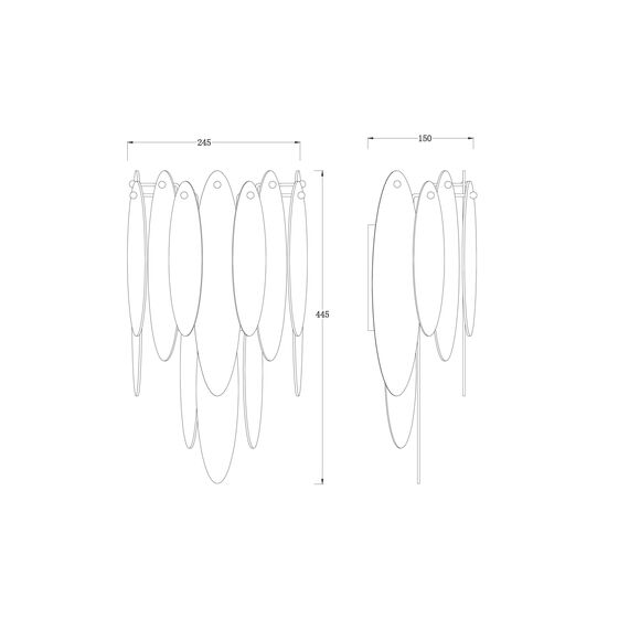 Настенный светильник (бра) Freya FR5217WL-02FG, изображение 9