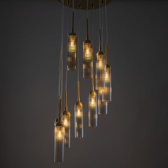 Подвесной светильник Freya FR5379PL-10G, изображение 8