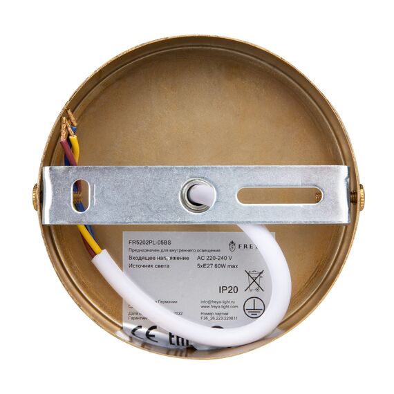 Подвесной светильник Freya FR5202PL-05BS, изображение 3