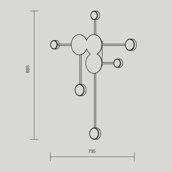 Настенный светильник (бра) Freya FR5440WL-L18G, изображение 6